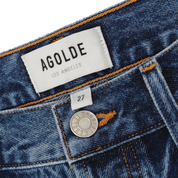 AGOLDE Riley Straight High Rise Crop Jeans 27 - Picture 6 of 6